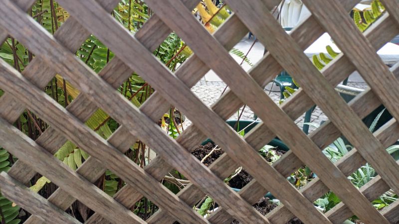 Landscape Trellis Installation detail